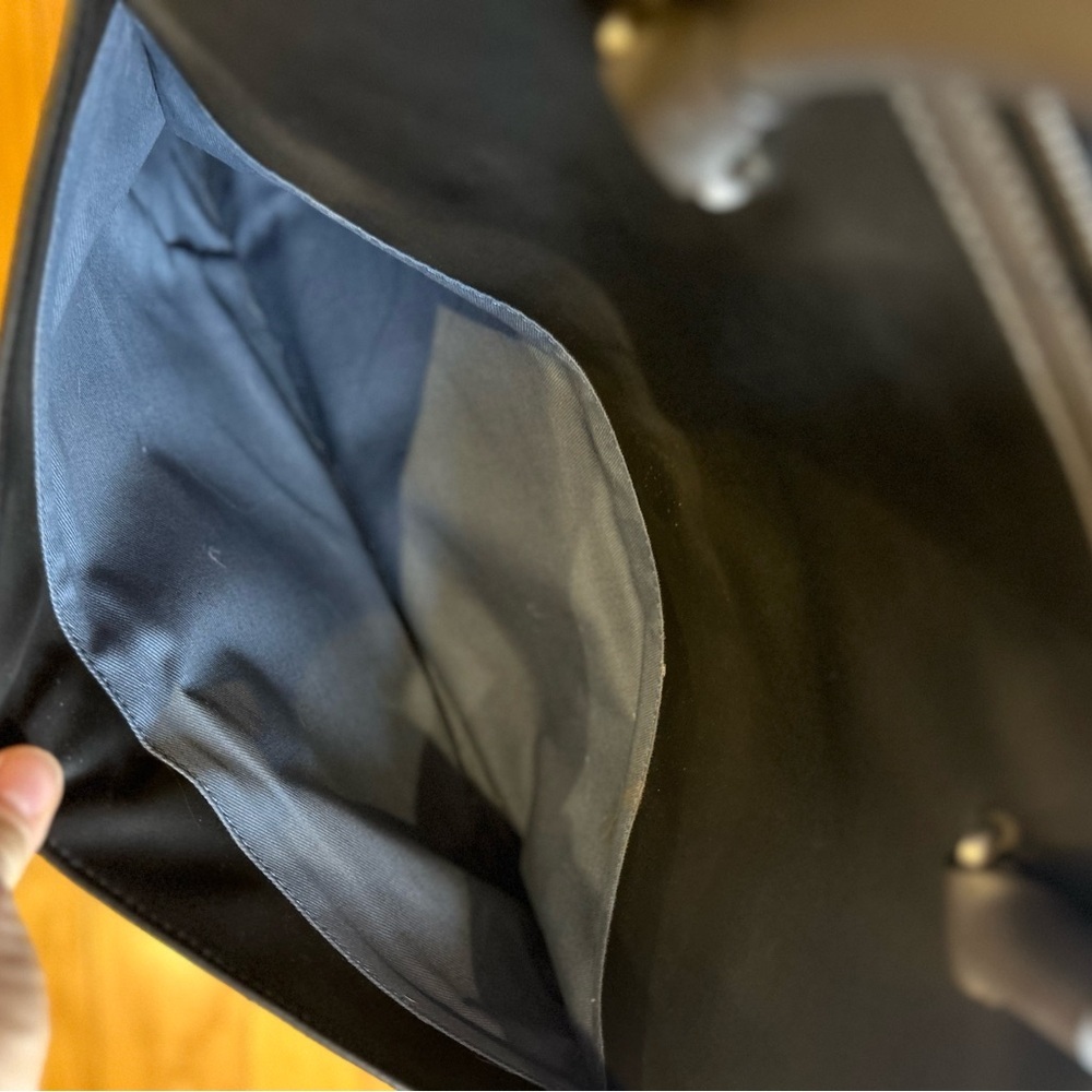 Ted Baker Men's Matcher Faux Leather Black Briefcase Document Bag - Picture 15 of 17